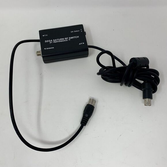 SEGA Saturn Home Console System Package RF Switch 1 Controller US Version RARE - Picture 16 of 16